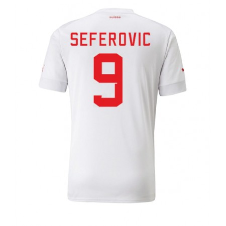Goedkope Zwitserland Haris Seferovic 9 Uitshirt World Cup 2022